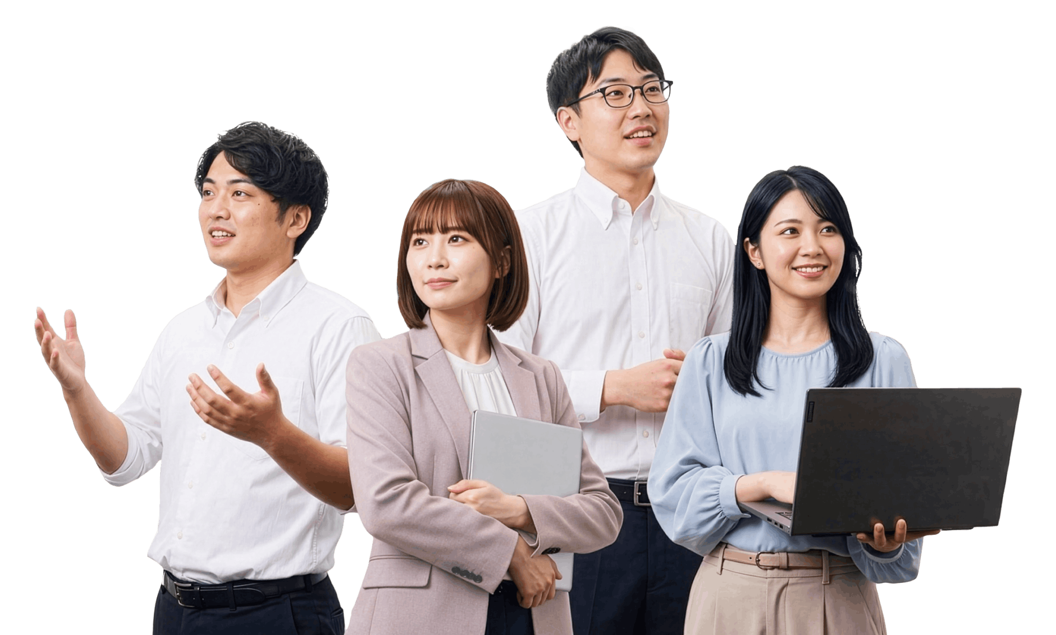 笑顔で働くプレジールの社員たち